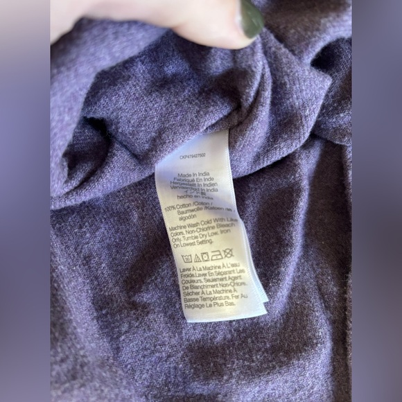 MADEWELL PURPLE SMOKEY GRAPE BRUSHED OVERSIZE SHIRT JACKET SIZE XL πππ - Picture 7 of 7